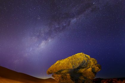 milky way galaxy (foto: Thomas Fuhrmann / CC BY-SA 4.0, Wikimedia Commons)