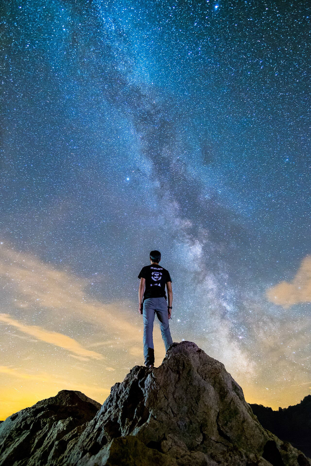 milky way galaxy (foto: Benh LIEU SONG (Flickr) / CC BY-SA 4.0, Wikimedia Commons)