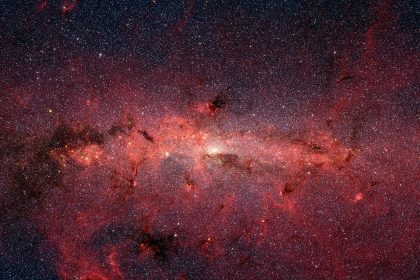 milky way galaxy (foto: Credit: NASA/JPL-Caltech/S. Stolovy (Spitzer Science Center/Caltech) / Public domain, Wikimedia Commons)