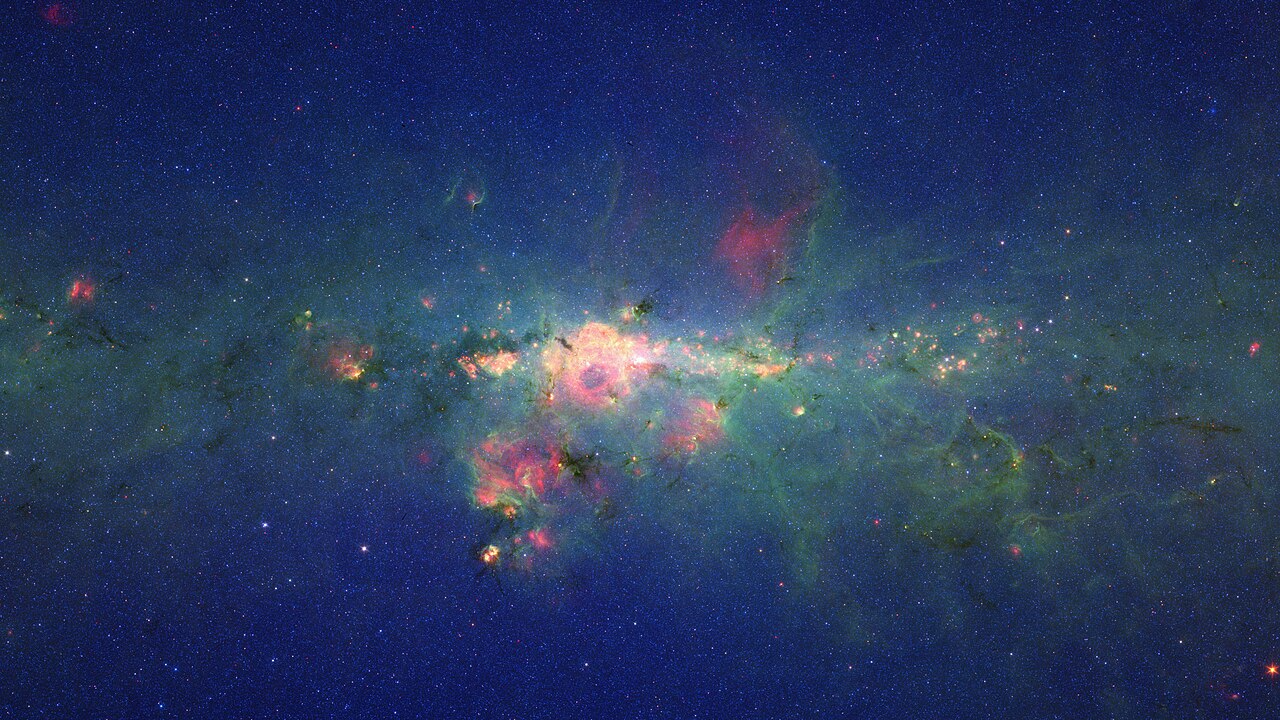 milky way galaxy (foto: NASA/JPL-Caltech / Public domain, Wikimedia Commons)