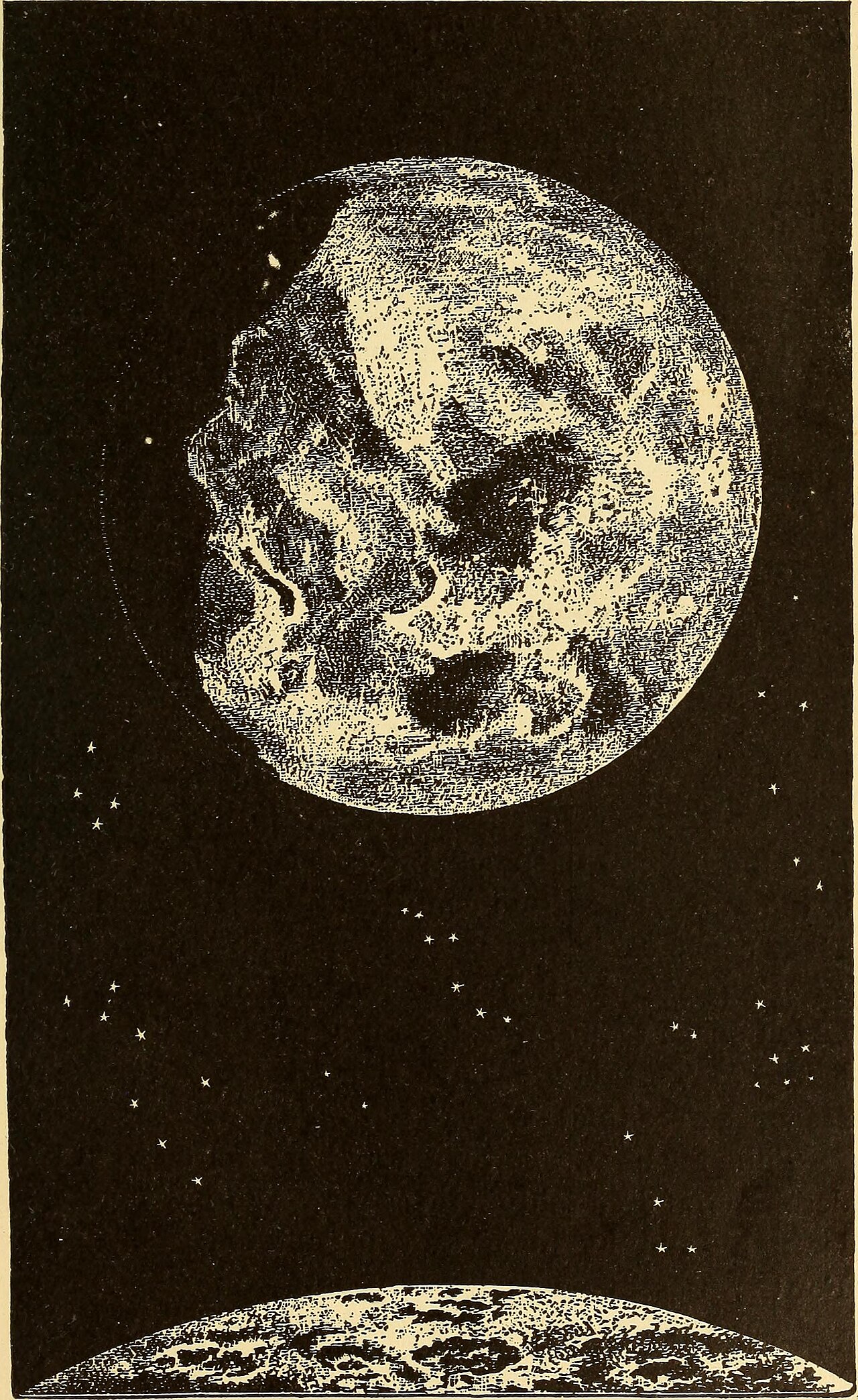 full moon stars (foto: Internet Archive Book Images / No restrictions, Wikimedia Commons)