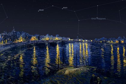 starry night sky (foto: Davide Mauro / CC BY-SA 4.0, Wikimedia Commons)