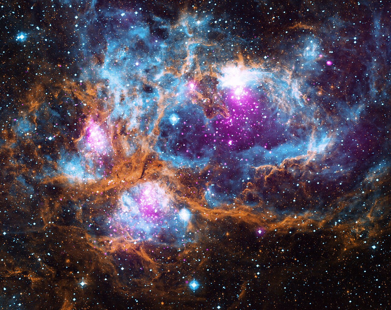 cosmic space stars (foto: NASA / Public domain, Wikimedia Commons)