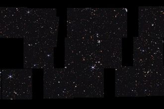 cosmic space stars (foto: NASA, ESA, CSA, S. Finkelstein (UT Austin), M. Bagley (UT Austin), R. Larson (UT Austin), A. Pagan (STScI) / CC BY 4.0, Wikimedia Commons)