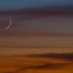 crescent moon sky