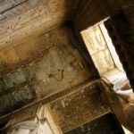 egyptian temple ceiling
